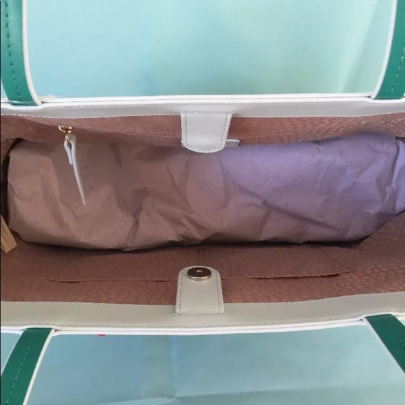 NWT KATE SPADE HORIZONS CACTUS ISLAND WATERS TOTE - Picture 6 of 8